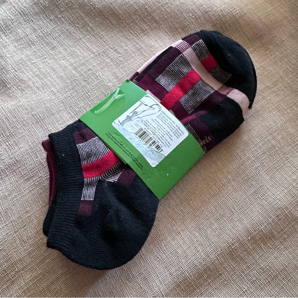 Kate Spade Multicolor Poodle No Show Socks 3-pack - Picture 4 of 4